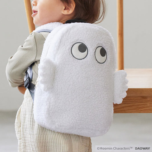 MOOMIN BABY ベビーリュック ニョロニョロ リュック ムーミン 赤ちゃん キッズ 子ども用リュック かわいい もこもこ べビー用品 ミニサイズ おでかけ たっぷり収納