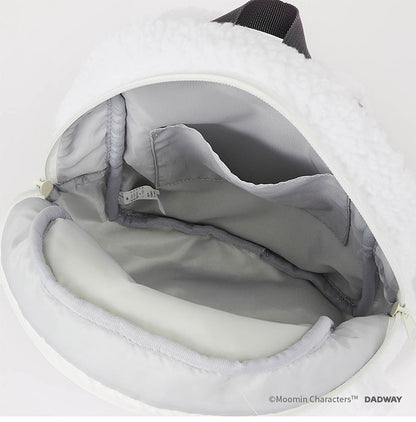 MOOMIN BABY ベビーリュック ニョロニョロ リュック ムーミン 赤ちゃん キッズ 子ども用リュック かわいい もこもこ べビー用品 ミニサイズ おでかけ たっぷり収納
