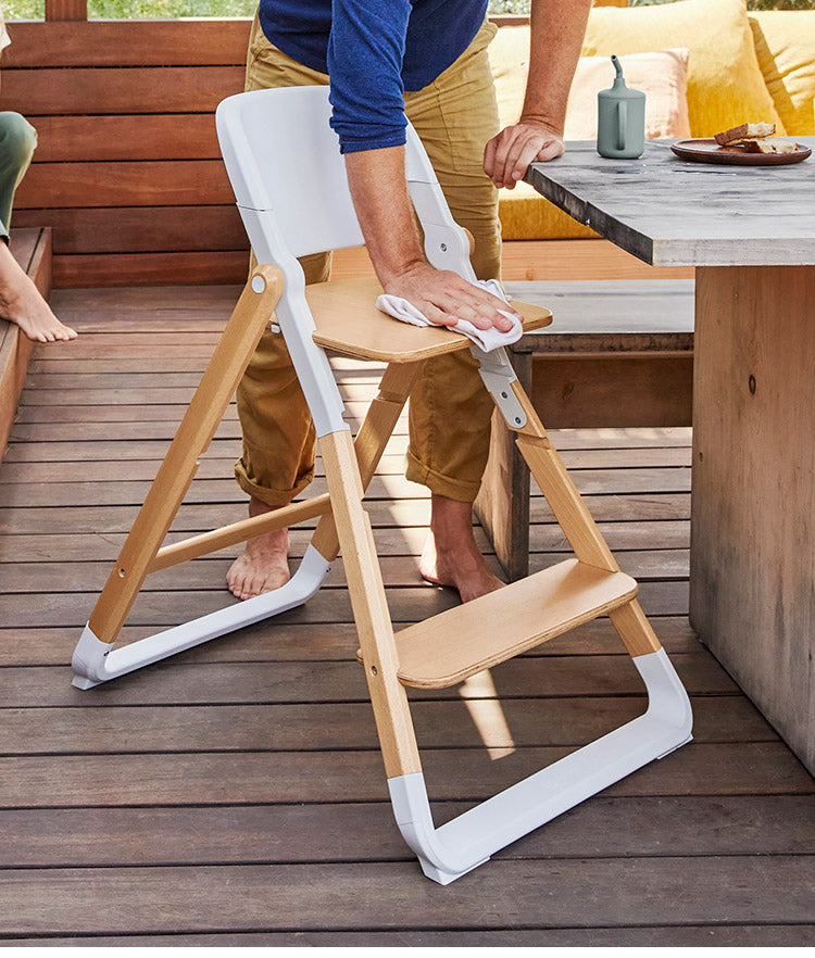 【正規取扱店】【2年保証】 Ergobaby evolve チェア ハイチェア ベビーチェア チェアー いす 椅子 イス ハイチェアー ダイニングチェア ベビーハイチェア ダークウッド ナチュラルウッド