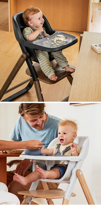 【正規取扱店】【2年保証】 Ergobaby evolve ハイチェア ベビーチェア チェアー いす 椅子 イス ハイチェアー ダイニングチェア ベビーハイチェア ダークウッド ナチュラルウッド ブラック ホワイト