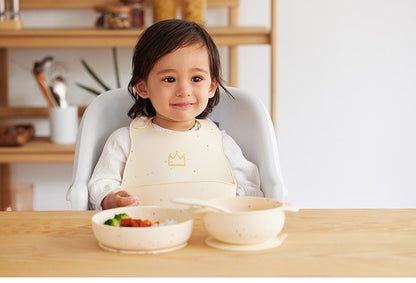 D BY DADWAY シリコーン食器セット お手入れ簡単 シリコーン素材 倒れにくい プレート ボウル スプーン 3点セット かわいい ベビー 食事 出産祝い 星 食器セット シリコン シリコン食器