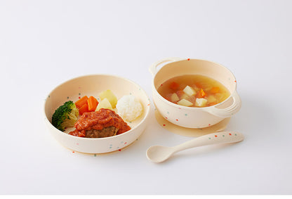 D BY DADWAY シリコーン食器セット お手入れ簡単 シリコーン素材 倒れにくい プレート ボウル スプーン 3点セット かわいい ベビー 食事 出産祝い 星 食器セット シリコン シリコン食器