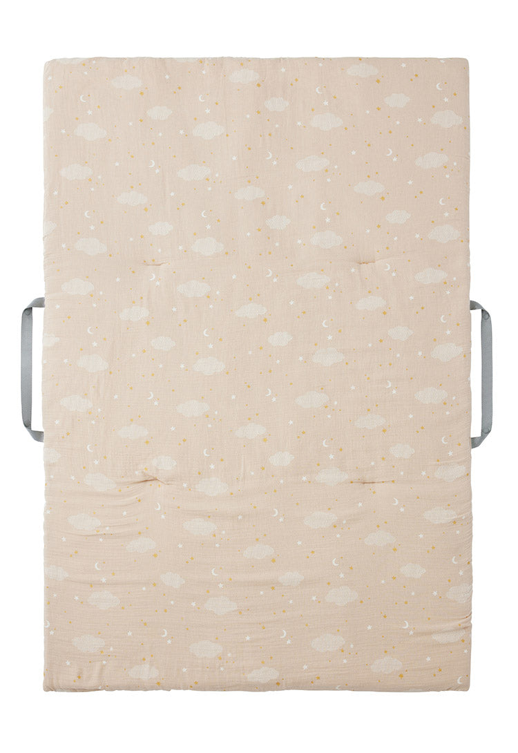 D BY DADWAY お昼寝マット ドリーミングスター 80×125cm 通気性 肌ざわり 折りたたみ 持ち運び 便利 リバーシブル ディーバイダッドウェイ 洗える かわいい お昼寝布団 プレゼント 出産祝い