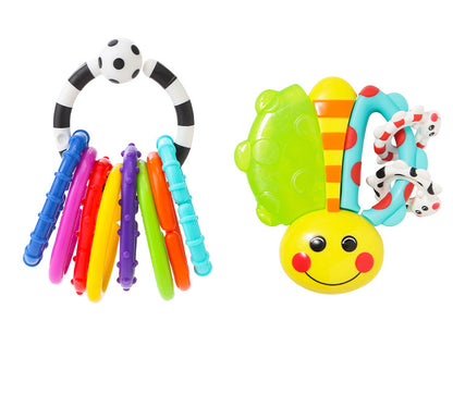 Sassy サッシー 出産祝いおくるみセット 出産祝い おくるみ フード付きバスタオル ミニタオル 歯固め リング 4点セット タオル バスタオル 子ども用タオル ギフト