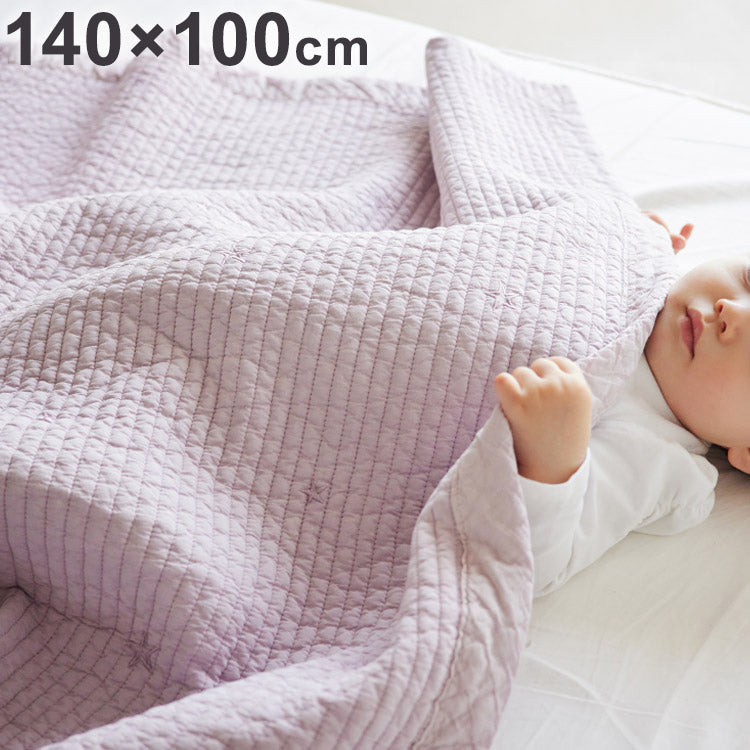 D BY DADWAY イブル キルティングマット モーヴピンク Lサイズ 140×100cm オールシーズン 手洗い洗濯 衛生的 かわいい やさしい ベビー 赤ちゃん 出産祝い プレゼント