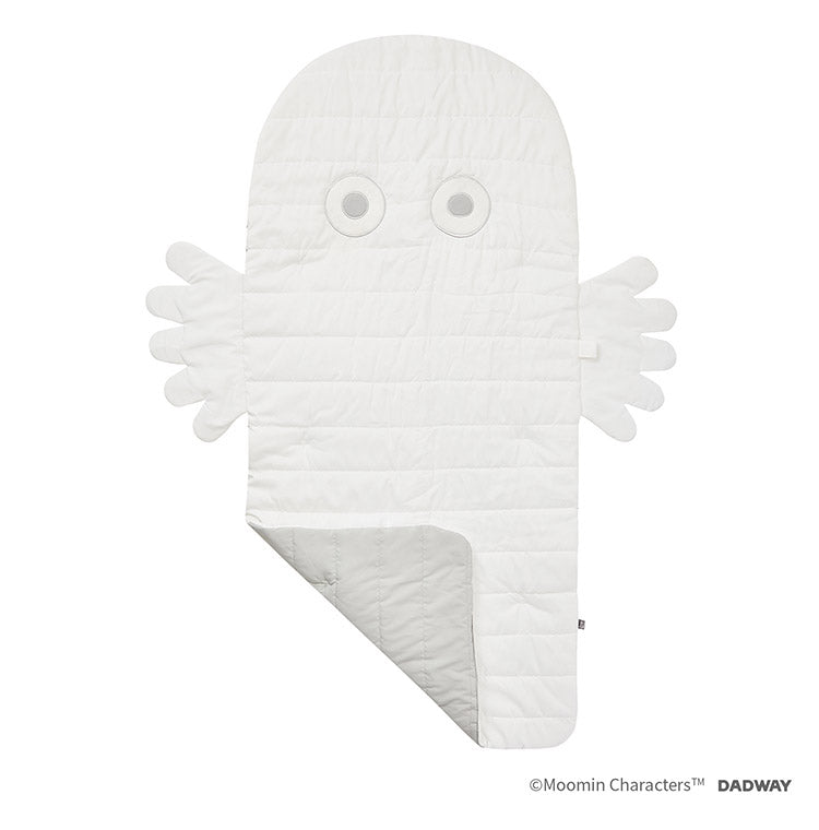 MOOMIN BABY ベビーマット ニョロニョロ ホワイト ふわふわマット おうち時間 お昼寝 音遊び ムーミン 中綿入り ギフト プレゼント かわいい 出産祝い