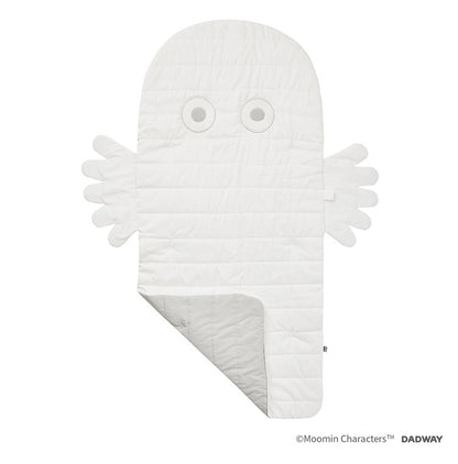 MOOMIN BABY ベビーマット ニョロニョロ ホワイト ふわふわマット おうち時間 お昼寝 音遊び ムーミン 中綿入り ギフト プレゼント かわいい 出産祝い