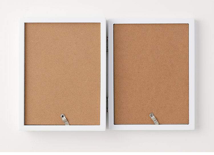 pearhead ベビープリント・デスクフレーム ホワイト 手形 足形 コンパクトサイズ 玄関 リビング デスク フォトフレーム 卓上フォトフレーム 粘土 粘土手形 記念 思い出 出産