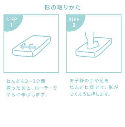 pearhead ベビープリント・デスクフレーム ホワイト 手形 足形 コンパクトサイズ 玄関 リビング デスク フォトフレーム 卓上フォトフレーム 粘土 粘土手形 記念 思い出 出産