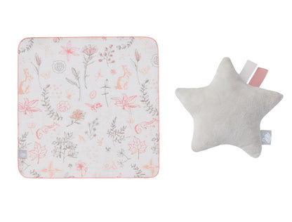 D BY DADWAY ギフトセットM ガーゼおくるみ ガーゼハンカチ スターラトル 3点セット 出産祝い プレゼント 子ども ベビー ベビー用品 ベビーギフトセット おもちゃ おくるみ ハンカチ ガーゼ