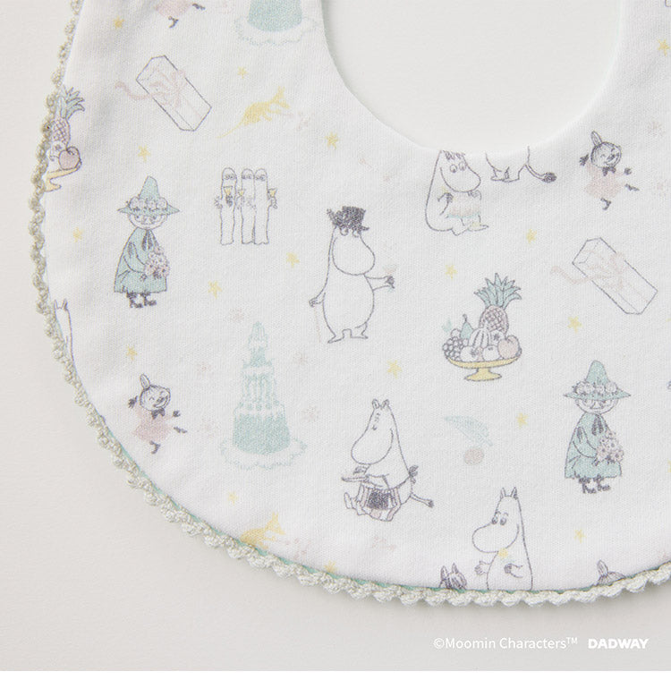 MOOMIN BABY ギフトセット M ニョロニョロ ムーミン ムーミンベビー スタイ ブルマ ガーゼハンカチ にぎにぎスティック 4点セット 出産祝い ギフト プレゼント ベビー用品 赤ちゃん かわいい