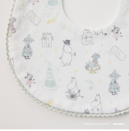 MOOMIN BABY ギフトセット M ニョロニョロ ムーミン ムーミンベビー スタイ ブルマ ガーゼハンカチ にぎにぎスティック 4点セット 出産祝い ギフト プレゼント ベビー用品 赤ちゃん かわいい