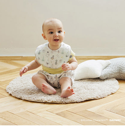 MOOMIN BABY ギフトセット M ニョロニョロ ムーミン ムーミンベビー スタイ ブルマ ガーゼハンカチ にぎにぎスティック 4点セット 出産祝い ギフト プレゼント ベビー用品 赤ちゃん かわいい