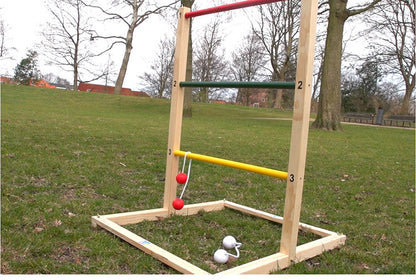 BSラダーゲーム BSToys ボールゲーム おもちゃ 木製 対戦 ボール ビーエストイズ 外遊び アウトドアトイ 対戦ゲーム ボール 木のおもちゃ 小学生 6歳から