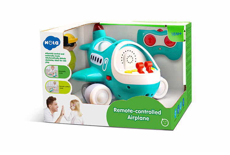 Hola Toys オラトイズ 音がいっぱい!操縦できるひこうき ごっこ遊び おもちゃ 飛行機ごっこ ひこうき パイロット 知育玩具 仕掛けおもちゃ 音遊び 誕生日プレゼント ギフト