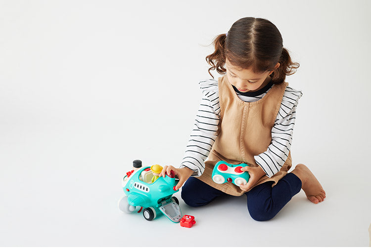 Hola Toys オラトイズ 音がいっぱい!操縦できるひこうき ごっこ遊び おもちゃ 飛行機ごっこ ひこうき パイロット 知育玩具 仕掛けおもちゃ 音遊び 誕生日プレゼント ギフト