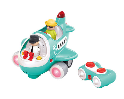 Hola Toys オラトイズ 音がいっぱい!操縦できるひこうき ごっこ遊び おもちゃ 飛行機ごっこ ひこうき パイロット 知育玩具 仕掛けおもちゃ 音遊び 誕生日プレゼント ギフト