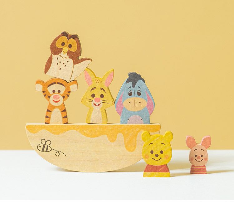 KIDEA くまのプーさんとなかまたち Disney バランスゲーム くまのプーさん 積み木 おもちゃ つみき こども 子ども 子供 キッズ ベビー 知育玩具 教育