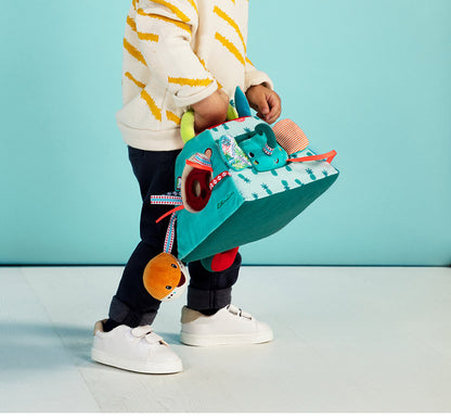 Lilliputiens アクティビティピラミッド マリウス 布おもちゃ 知育玩具 赤ちゃん おもちゃ 知育 布製 型はめ 出産祝い 誕生日プレゼント リリピュション