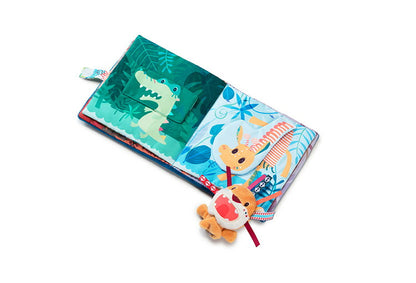 Lilliputiens 布絵本 ブック 知育玩具 おもちゃ 誕生日プレゼント 出産祝い 絵本 えほん バースデー ベビー 絵本おもちゃ 知育 玩具 かわいい 室内