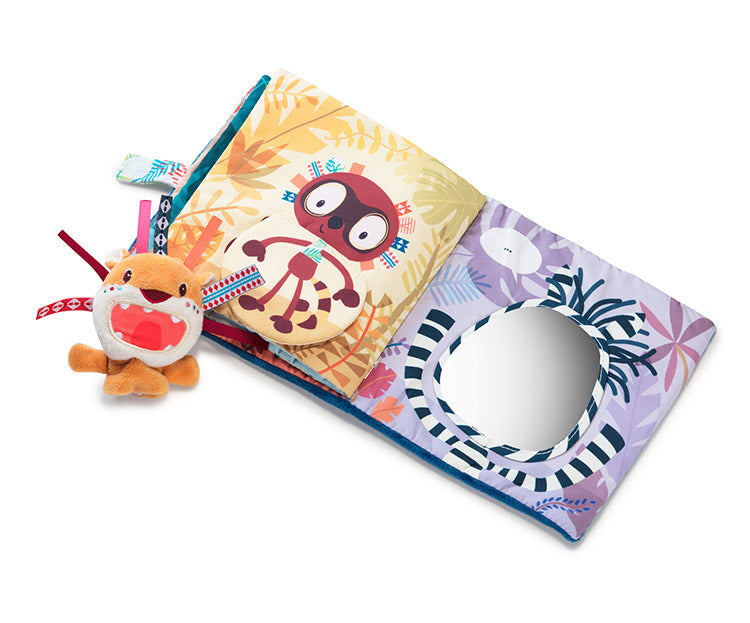 Lilliputiens 布絵本 ブック 知育玩具 おもちゃ 誕生日プレゼント 出産祝い 絵本 えほん バースデー ベビー 絵本おもちゃ 知育 玩具 かわいい 室内