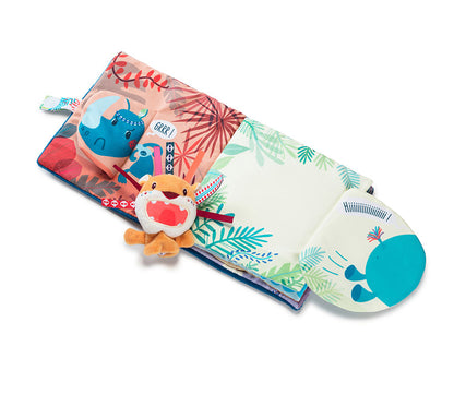 Lilliputiens 布絵本 ブック 知育玩具 おもちゃ 誕生日プレゼント 出産祝い 絵本 えほん バースデー ベビー 絵本おもちゃ 知育 玩具 かわいい 室内