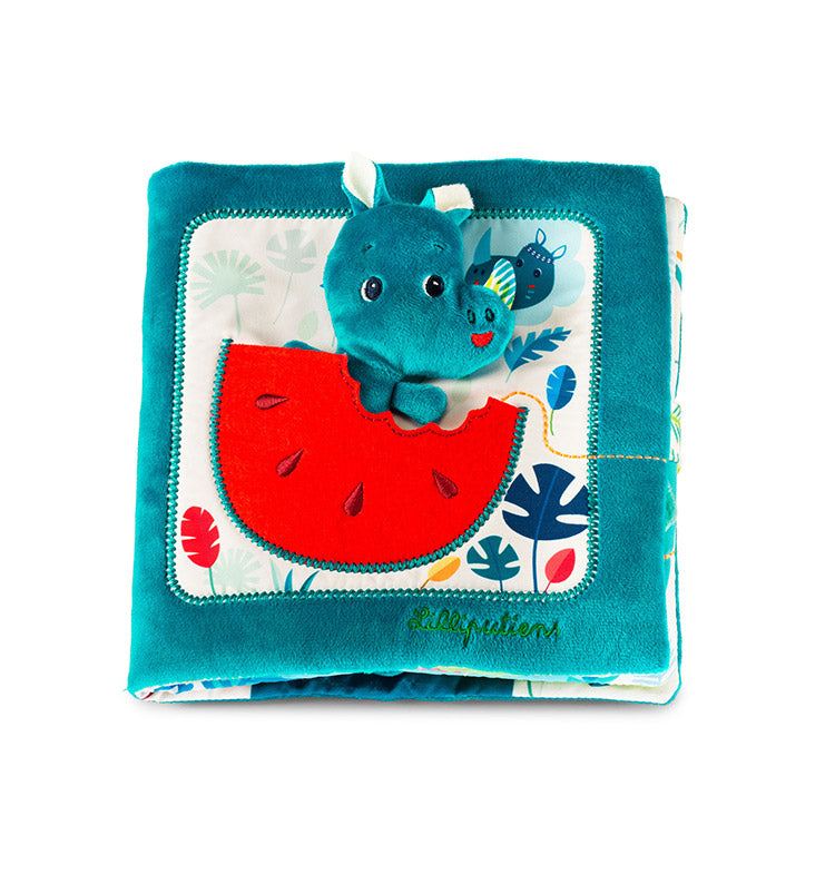 Lilliputiens 布絵本 ブック マリウス 知育玩具 おもちゃ 誕生日プレゼント 出産祝い 絵本 えほん バースデー ベビー 絵本おもちゃ 知育 玩具 かわいい 室内