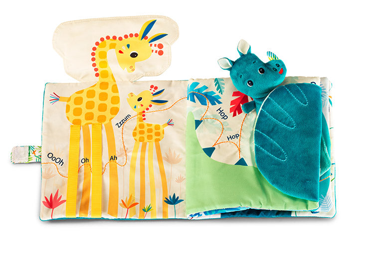 Lilliputiens 布絵本 ブック マリウス 知育玩具 おもちゃ 誕生日プレゼント 出産祝い 絵本 えほん バースデー ベビー 絵本おもちゃ 知育 玩具 かわいい 室内