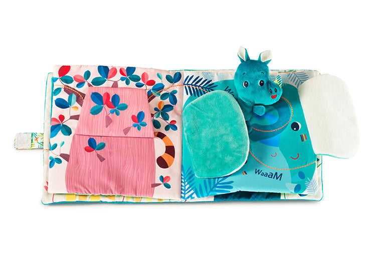 Lilliputiens 布絵本 ブック マリウス 知育玩具 おもちゃ 誕生日プレゼント 出産祝い 絵本 えほん バースデー ベビー 絵本おもちゃ 知育 玩具 かわいい 室内