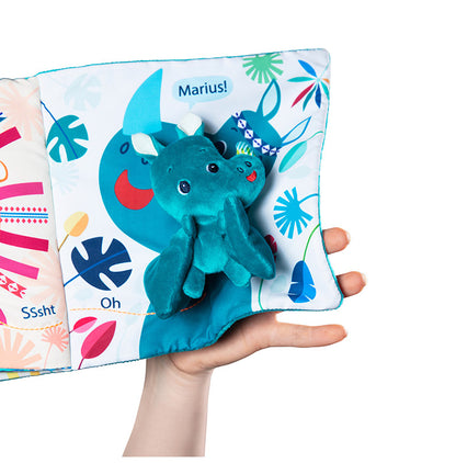 Lilliputiens 布絵本 ブック マリウス 知育玩具 おもちゃ 誕生日プレゼント 出産祝い 絵本 えほん バースデー ベビー 絵本おもちゃ 知育 玩具 かわいい 室内