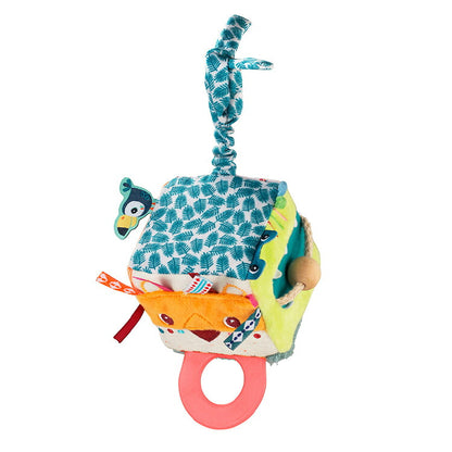 Lilliputiens アクティビティキューブ ライオンのジャック 知育玩具 おもちゃ 誕生日プレゼント 出産祝い バースデー ベビー 知育 玩具 かわいい 音遊び 赤ちゃん