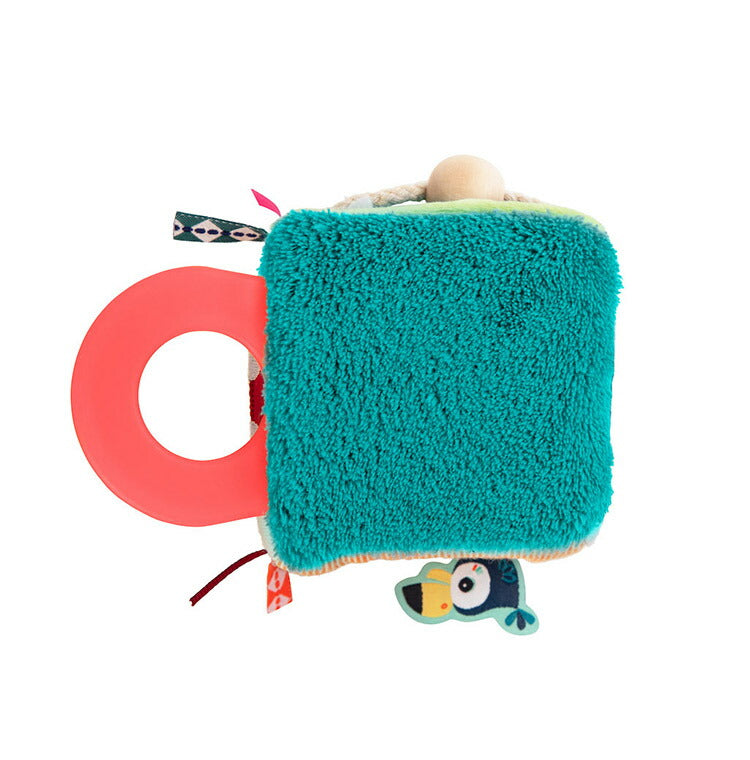 Lilliputiens アクティビティキューブ ライオンのジャック 知育玩具 おもちゃ 誕生日プレゼント 出産祝い バースデー ベビー 知育 玩具 かわいい 音遊び 赤ちゃん