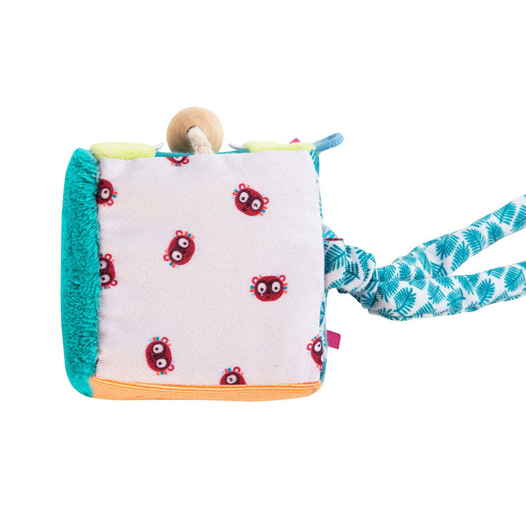 Lilliputiens アクティビティキューブ ライオンのジャック 知育玩具 おもちゃ 誕生日プレゼント 出産祝い バースデー ベビー 知育 玩具 かわいい 音遊び 赤ちゃん