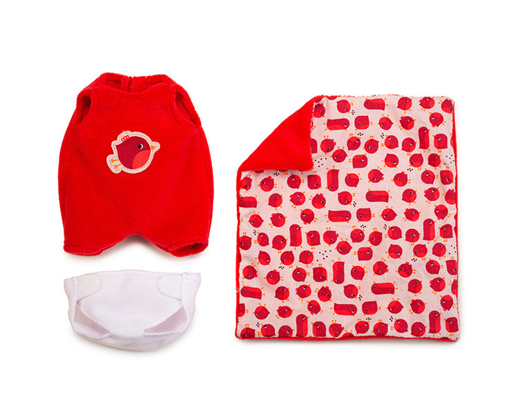 Lilliputiens ミニベビーセット アガサ 人形 女の子 おんなのこ ごっこ遊び ベビー かわいい 子育て ギフト キッズ 出産祝い プレゼント ぬいぐるみ 赤ちゃん