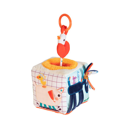 Lilliputiens アクティビティサウンドキューブ リリピュション 知育玩具 おもちゃ 誕生日プレゼント 仕掛けおもちゃ ハーフバースデー 出産祝い