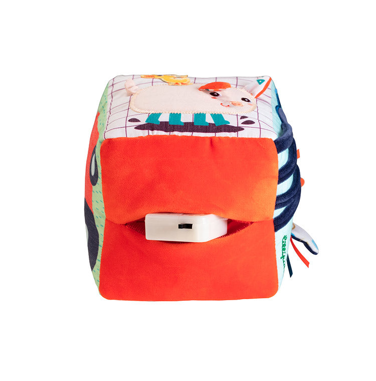 Lilliputiens アクティビティサウンドキューブ リリピュション 知育玩具 おもちゃ 誕生日プレゼント 仕掛けおもちゃ ハーフバースデー 出産祝い