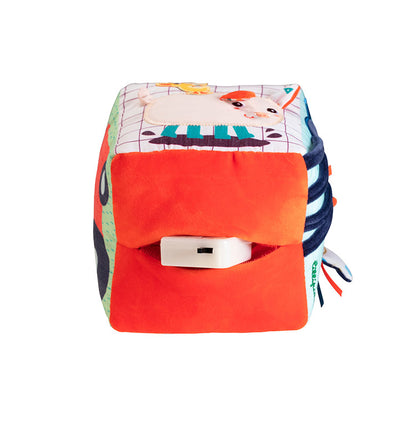 Lilliputiens アクティビティサウンドキューブ リリピュション 知育玩具 おもちゃ 誕生日プレゼント 仕掛けおもちゃ ハーフバースデー 出産祝い