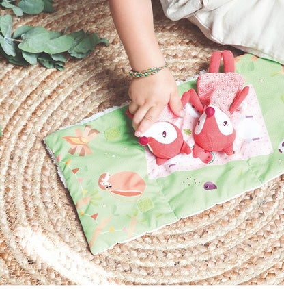 Lilliputiens はじめてのなかよし家族 アリス リリピュション ごっこ遊び ぬいぐるみ おもちゃ 誕生日プレゼント 仕掛けおもちゃ ハーフバースデー 出産祝い 布おもちゃ 布製