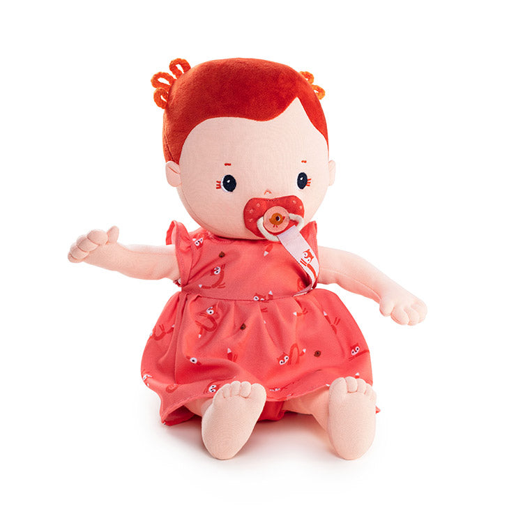 Lilliputiens ベビードール ローズ リリピュション ごっこ遊び ぬいぐるみ 人形 おもちゃ 誕生日プレゼント 出産祝い 布おもちゃ 布製 人形遊び