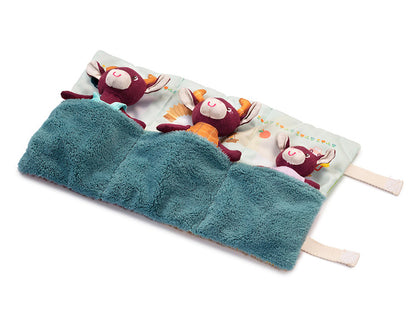 Lilliputiens はじめてのなかよし家族 こうしのロザリー リリピュション ごっこ遊び ぬいぐるみ おもちゃ 誕生日プレゼント 仕掛けおもちゃ ハーフバースデー 出産祝い 布おもちゃ 布製