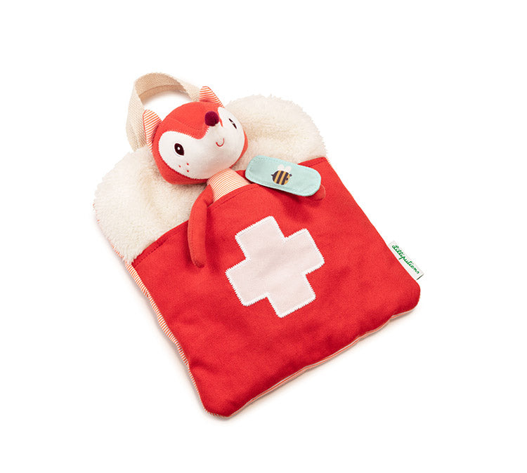 Lilliputiens アリスのお医者さんセット リリピュション ごっこ遊び ぬいぐるみ おもちゃ 誕生日プレゼント 仕掛けおもちゃ お医者さんごっこ 出産祝い 布おもちゃ 布製 知育玩具