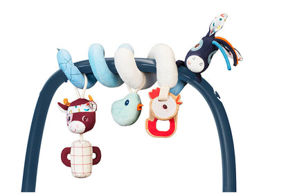 Lilliputiens アクティビティスパイラル ファーム リリピュション 知育玩具 ぬいぐるみ おもちゃ 誕生日プレゼント 出産祝い 布おもちゃ 布製 ベビーカー ベビーベッド 寝室 おでかけ