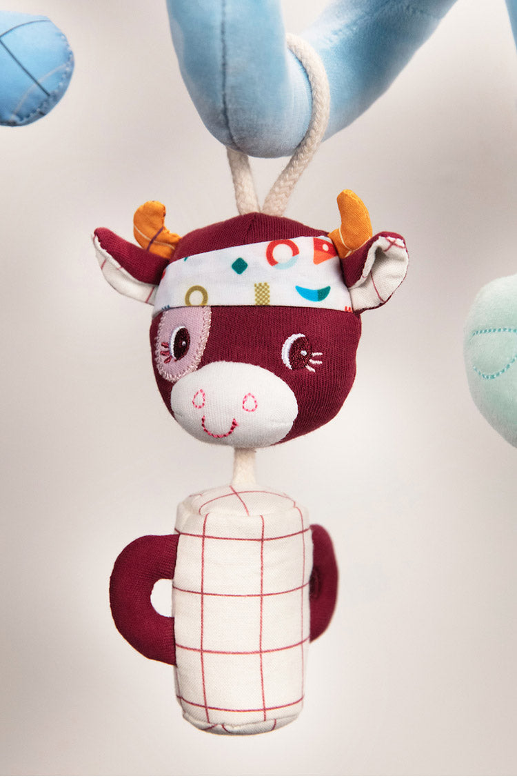 Lilliputiens アクティビティスパイラル ファーム リリピュション 知育玩具 ぬいぐるみ おもちゃ 誕生日プレゼント 出産祝い 布おもちゃ 布製 ベビーカー ベビーベッド 寝室 おでかけ