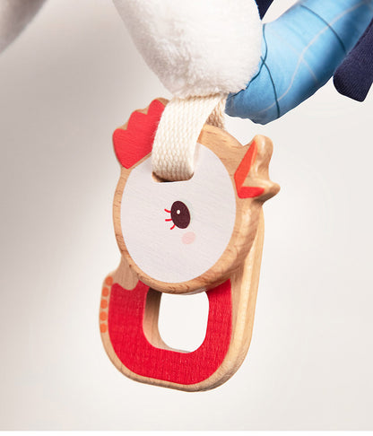 Lilliputiens アクティビティスパイラル ファーム リリピュション 知育玩具 ぬいぐるみ おもちゃ 誕生日プレゼント 出産祝い 布おもちゃ 布製 ベビーカー ベビーベッド 寝室 おでかけ