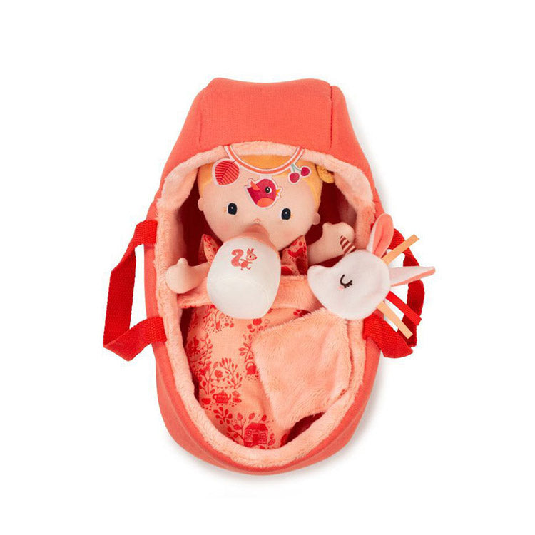Lilliputiens ベビーお世話セット レナ リリピュション 知育玩具 ぬいぐるみ おもちゃ 人形 誕生日プレゼント 出産祝い ごっこ遊び 女の子 人形あそび