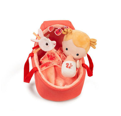 Lilliputiens ベビーお世話セット レナ リリピュション 知育玩具 ぬいぐるみ おもちゃ 人形 誕生日プレゼント 出産祝い ごっこ遊び 女の子 人形あそび