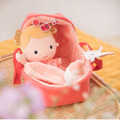 Lilliputiens ベビーお世話セット レナ リリピュション 知育玩具 ぬいぐるみ おもちゃ 人形 誕生日プレゼント 出産祝い ごっこ遊び 女の子 人形あそび
