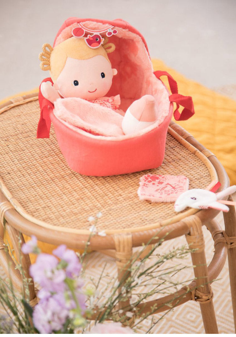Lilliputiens ベビーお世話セット レナ リリピュション 知育玩具 ぬいぐるみ おもちゃ 人形 誕生日プレゼント 出産祝い ごっこ遊び 女の子 人形あそび