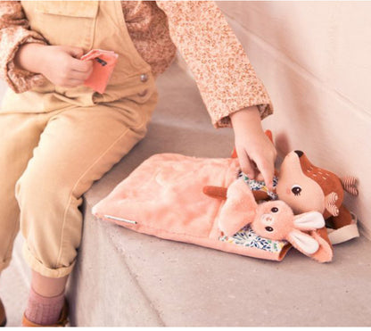 Lilliputiens ひとりでねんねセット リリピュション 知育玩具 ぬいぐるみ おもちゃ 人形 誕生日プレゼント 出産祝い ごっこ遊び 女の子 人形あそび おやすみ ねんね ごっこ