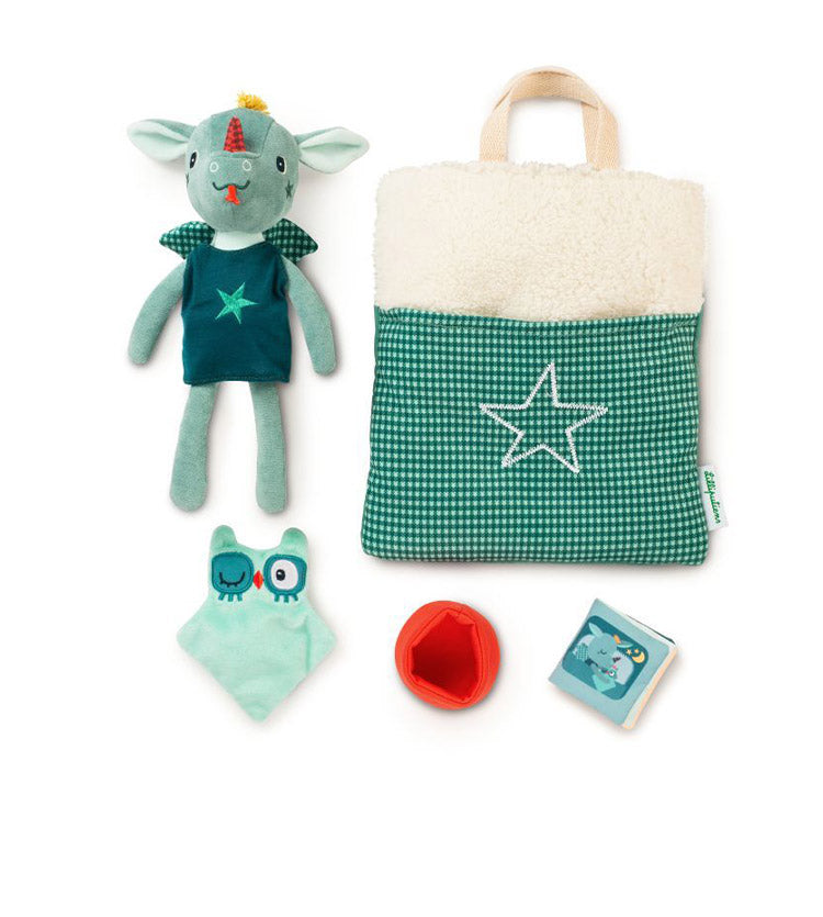 Lilliputiens ひとりでねんねセット リリピュション 知育玩具 ぬいぐるみ おもちゃ 人形 誕生日プレゼント 出産祝い ごっこ遊び 女の子 人形あそび おやすみ ねんね ごっこ